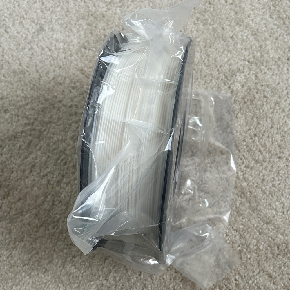 Ender PLA 3D Filament: White Blank Media Spool for 3D Printers - Reliable Feed
